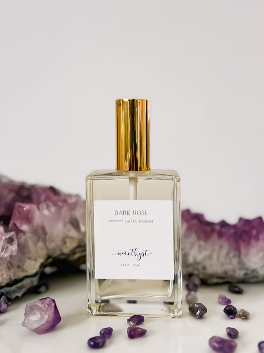 eau de parfum- dark rose + patchouli