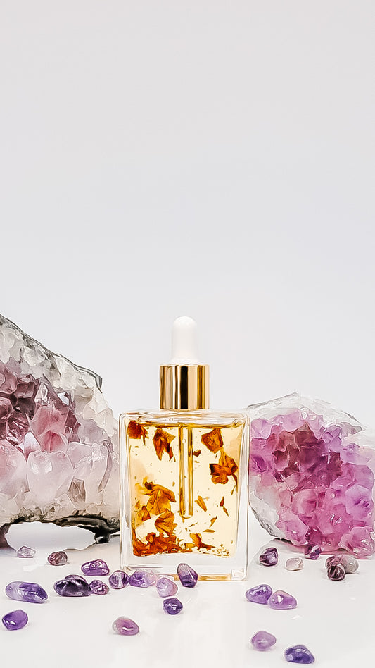 dark rose + patchouli body oil